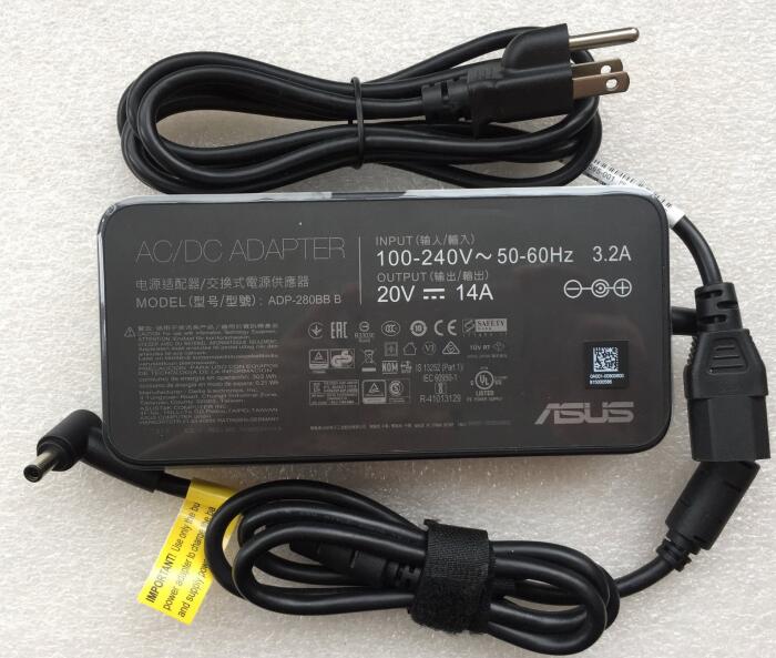 280W Original Asus Rog G703GX-E5062T Charger AC Adapter Power Supply