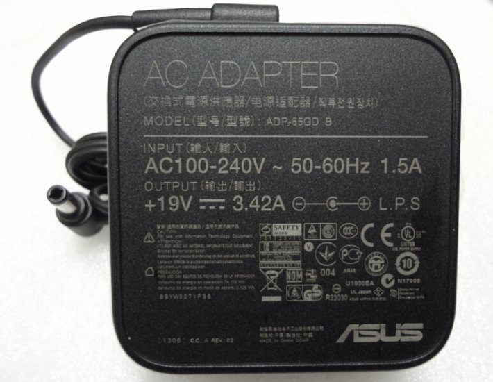 65W Asus P450-VX P50 P50IJ AC Adapter Power Charger