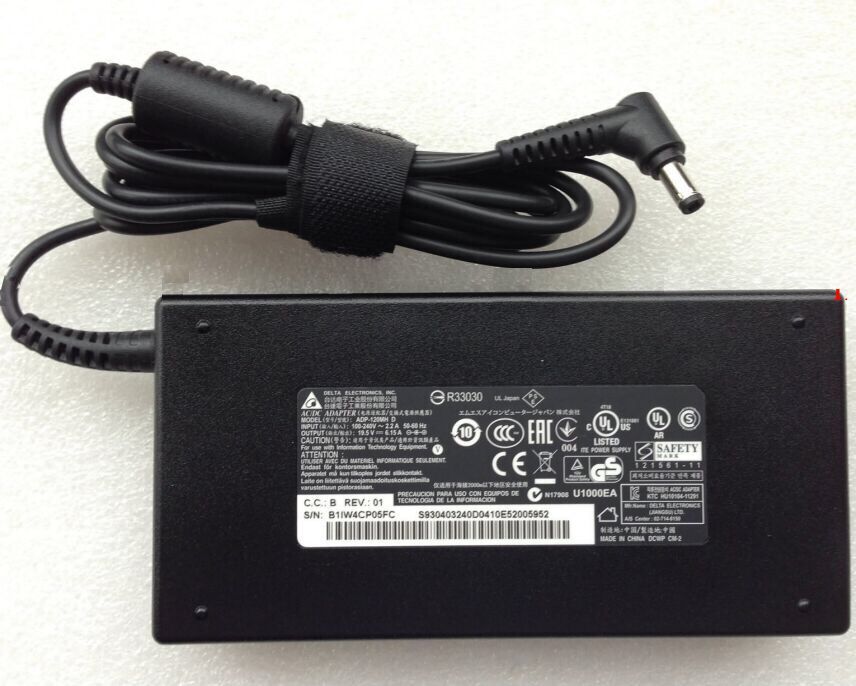 120W MSI GP72 6QF-284CA Leopard Pro Charger AC Adapter